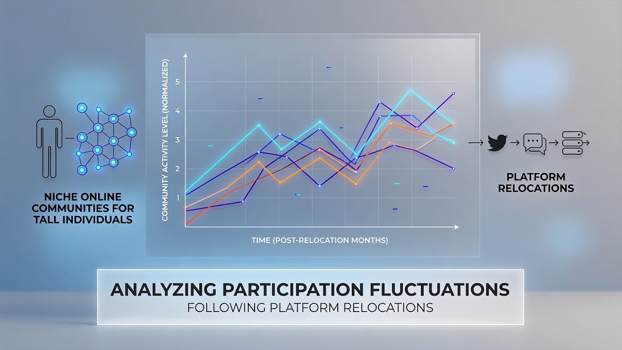 Analyzing Participation Fluctuations in Niche Online Communities for Tall Individuals Following Platform Relocations