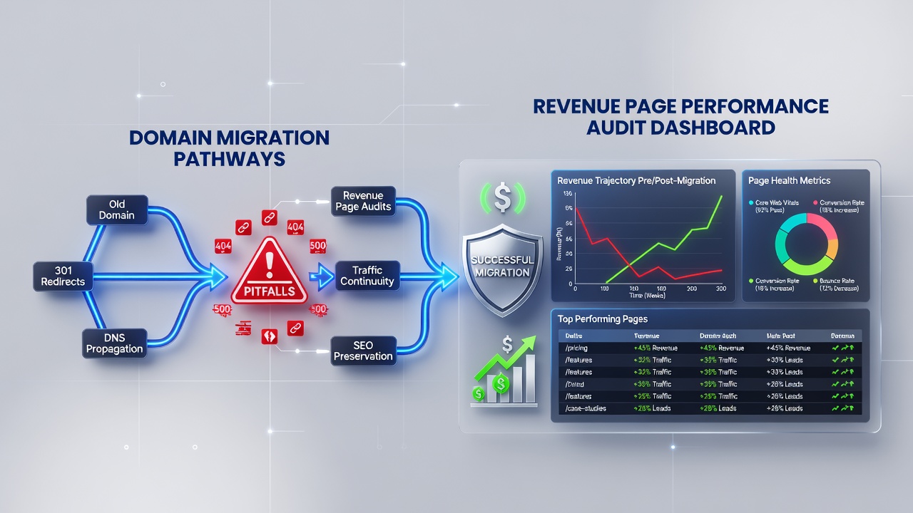 Navigating Domain Migration Pitfalls Through Revenue Page Performance Audits